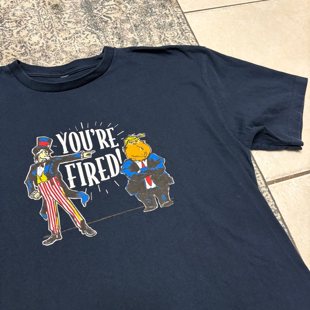 “You’re Fired!” Uncle Sam Donald Trump Tee